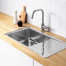 Https Www Ikea Com De De Images Products Vattudalen Inset Sink 1 Bowl With Drainboard Stainless Steel 0865 Ikea Kuchen Spule Einbauspule Kuchen Bodenfliesen