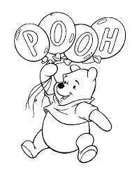 Simple Free Winnie The Pooh Coloring Page To Print And Color Bear Coloring Pages Disney Coloring Pages Coloring Books