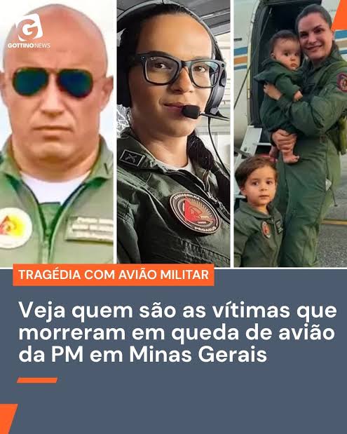 Três policiais militares morreram após a queda de uma aeronave da Polícia  Militar de Minas Gerais (PMMG), por volta das 16h desta sexta-feira (9). O  acidente ocorreu nas imediações do Aeroporto Region