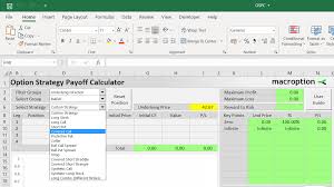 Cash secured put calculator added—csp calculator; Covered Call Option Strategy Payoff Calculator Macroption