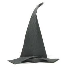 How To Make An Origami Witch S Hat Page 1 Halloween Origami Origami Witch Origami Witch Hat