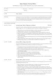 Security Officer Resume Writing Guide 12 Resume Examples 2020