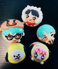By connecting, you agree to sign up to the official bts mailing list. Bts X Bt21 X Honey Butter Macarons Such A Cute Set Of Round 2 Bt21 Treats 3 Bangtan
