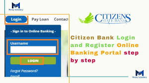 You may also do your banking remotely with our mobile app and website. Citizen Bank Login And Register Online Banking Portal Step By Step Money Subsidiary