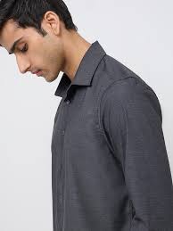 Buy Grey Formal Shirts Online in India at Best Prices