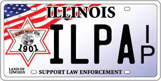 This is a request for a list of all personalized license plates that were rejected by the department of motor vehicles for. Illinois Police Association Memorial License Plates