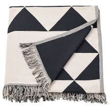 Johanne Plaid Noir Blanc Noir Ecru 130x170 Cm Ikea Motif Decoratif Ikea Ikea Family