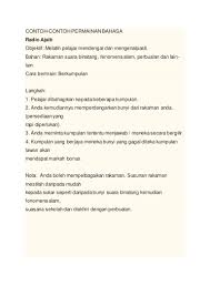 Permainan bahasa melayu sekolah menengah. Contoh Permainan Bahasa