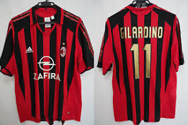 Maybe you would like to learn more about one of these? 2005 2006 Ac Milan Rossoneri Jersey Shirt Maglia Home Zafira Gilardino 11 Xl Ebay