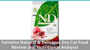Farmina n&d functional quinoa digestion lamb dry cat food 3.3 pounds. Farmina Cat Food Dry Review And Nutrition Analysis