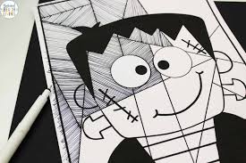 Practice activities for reading success! Frankenstein Art For Kids With Free Frankenstein Template Natural Beach Living