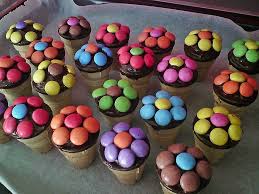 Kleine Kuchen Im Waffelbecher Von Minerva Chefkoch Cupcakes Kuchen Kindergeburtstag Kleiner Kuchen