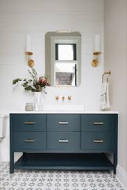 As the small bathroom above shows, adding a mirror across a whole wall can double the look and feel of the room. Vanity Gold Fixtures Faucets Brass Shiplap Bathroomideas Bathroomdecor Beautifulbathrooms B In 2021 Bathroom Decor Bathroom Interior Bathroom Interior Design