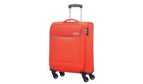 A good suitcase is a crucial component for successful travel. Buy American Tourister Funshine Soft Cabin Suitcase Orange Suitcases Argos