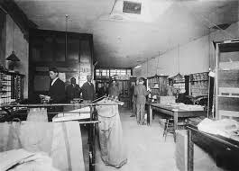 Early Anaheim Anaheim Post Office Interior View Graphic Anaheim Orange County California San Luis Obispo County