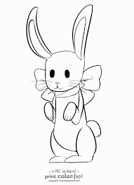 Remember only in coloring book 4 kids will find the best coloring pages, printables pages, coloring book, puzzle, crafts, coloring sheets, worksheets and printables activities for your. Rabbit With A Bow Print Color Fun