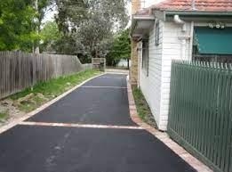 This will also help to protect the concrete or asphalt from chipping or cracking. Asphalt Driveway With Second Hand Red Brick Edging Asphalt Driveway Brick Edging Driveway Design