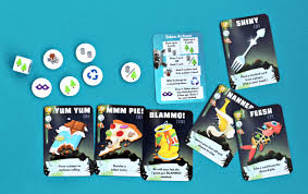 The icons in the upper left corner show how many points are scored for 1st that player may immediately play a doggo or kitteh card to block this (if they have one). Trash Pandas The Raucous Raccoon Card Game