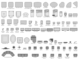 furniture vector stencils library design elements