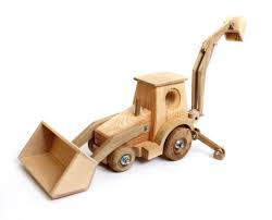 Wood Toy For Boys Excavator Educational Model Wooden Digger Etsy Natural Wood Toys Wood Toys Kids Wooden Toys