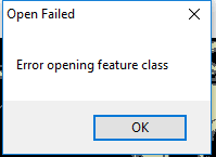 You can select the unnecessary files and click the remove files(s) button to remove them from the list.click repair to initiate the repair process.; Unable To Add Shapefile Receive An Open Failed Error Opening Feature Class When Trying To Open In Arcmap Geographic Information Systems Stack Exchange