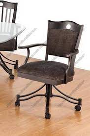 Tempo Industries Carlyle 5 Piece Caster Dining Set Side Chairs Dining Kitchen Table Chairs Furniture Dining Chairs