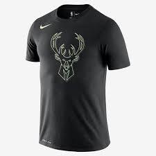 The centerpiece of the new brand is the new buck emblem. Milwaukee Bucks Logo Men S Nike Dri Fit Nba T Shirt Nike Ae