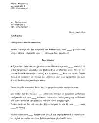 Name und anschrift des vermieters. Muster Vermieterkundigung Fristgemass Unpunktliche Mietzahlungen