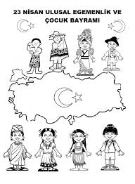 23 Nisan Boyama Sayfalari Boyama Sayfalari Nisan Sanat