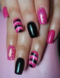50 Beautiful Pink And Black Nail Designs 2017 50 beautiful nail designs to try this winter.
