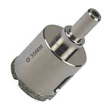 Your diamond hole saw set is better at drilling porcelain tiles than you think and roger shows you how to get the best from it with a little tip.available. Tile Diamond Holesaw 35mm Holesaws Screwfix Ie