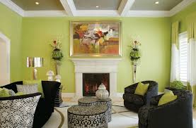 It's open concept with the dining area/living room having light wood, and the open kitchen has beige tiles. Pale Green Walls Living Room Novocom Top