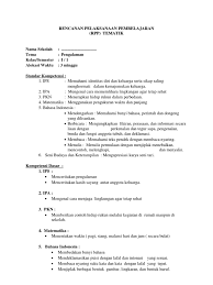 3.1 menjelaskan kegiatan persiapan membaca permulaan (cara duduk wajar dan baik, jarak antara mata dan buku, cara memegang buku, cara membalik halaman buku,. Rpp Tema Pengalaman Semester 1 Kelas 1 Sd