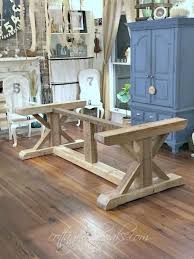 Farmhouse Trestle Table From Reclaimed Barn Wood With Images Farmhouse Table Plans Diy Farmhouse Table Diy Farmhouse Table Plans