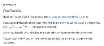 Integral tables pdf download.table of integrals? Solved To Evaluate Stan T D Student N Said He Used This Chegg Com