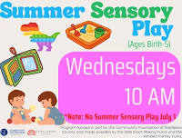 Summer Sensory Play (Ages Birth - 5)