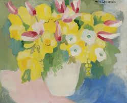 Marie Laurencin Vase De Fleurs Jaunes Art Day Art Latin American Art