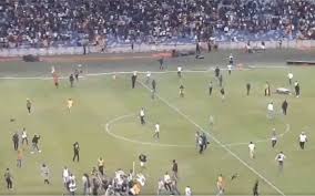 I created a monster at sundowns. Watch Unruly Kaizer Chiefs Fans Chase Players Out Of The Pitch Destroy Property After Loss Soccer24