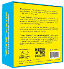 For many people, math is probably their least favorite subject in school. Grown Up Toys Hygge Games Things They Dont Teach You In School Party Trivia Game 21019 Games