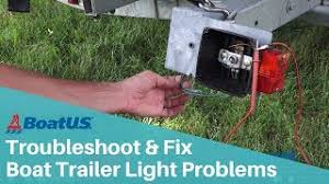 Wiring offered is a violation of law for trailer of rated capacity. How To Troubleshoot And Fix Boat Trailer Lights That Don T Work Boatus Youtube