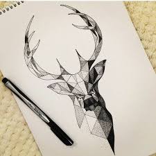 1001 Images Du Dessin Geometrique Magnifique Pour Vous Inspirer Dessin Geometrique Art De Points Cerf Dessin