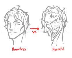 How To Draw Scary Faces, Draw Scary Characters, Step By Step, Drawing  Guide, By Dawn - Dragoart