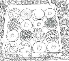 Box Of Donuts Coloring Pages Donut Coloring Page Cat Coloring Page Valentines Day Coloring Page