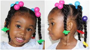 Little Black Girl Hairstyles With Barrettes Hairstyle Twist Hairstyles Hair Styles Natural Hair Styles