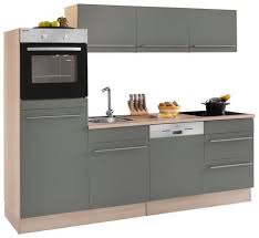 Optifit Kuchenzeile Bern Spar Set Mit E Geraten Breite 240 Cm Mit Hohenverstellbaren Fussen Online Kaufen With Images Kitchen