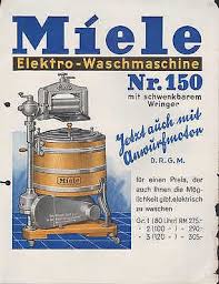 Gutersloh Westfalen Werbung 1934 Miele Werke Ag Elektro Waschmaschinen Fabrik Werbung Alte Werbung Retrowerbung