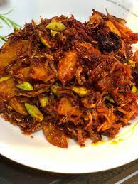 Sambal tumis ikan bilis dengan petai. The Kasihs Resepi Sambal Bilis Kentang Dan Petai