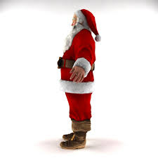 3d Model Santa Claus Static Santa Claus Model 3d Model