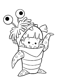To celebrate the release of monsters, inc. Coloring Page Monsters Inc Coloring Pages 1