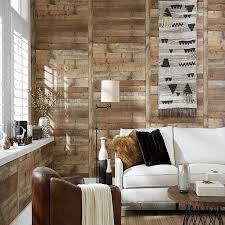 Smooth Weathered Barnboard Wall Panel Lowes Com Mdf Wall Panels Wall Paneling Bedroom Wall